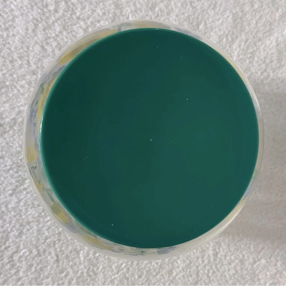 Vintage Large Floral Pansy Print Gallon Storage Jar With Lid - Picture 6 of 14